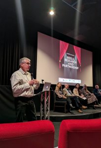 David Rodgers at Reels, Research and Partnership event