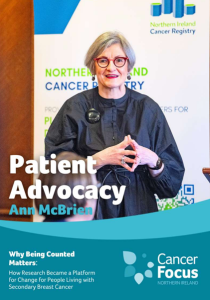 Cancer Focus NI Patient Advocacy Story featuring Ann McBrien