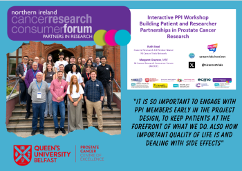 Patients and Researcher Partnership Event at Riddell Hall, QUB on 27th April 2026