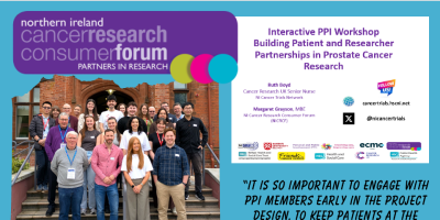 Patients and Researcher Partnership Event at Riddell Hall, QUB on 27th April 2026